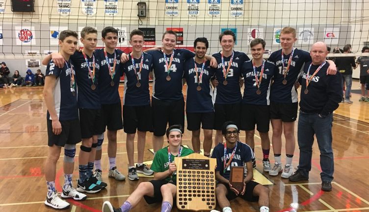 Senior Boys win Bronze 2A Volleyball Provincials 