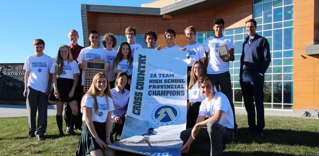 Spartans Defend ASAA 2A Cross-Country Running Banner and 2A Zone Banner 