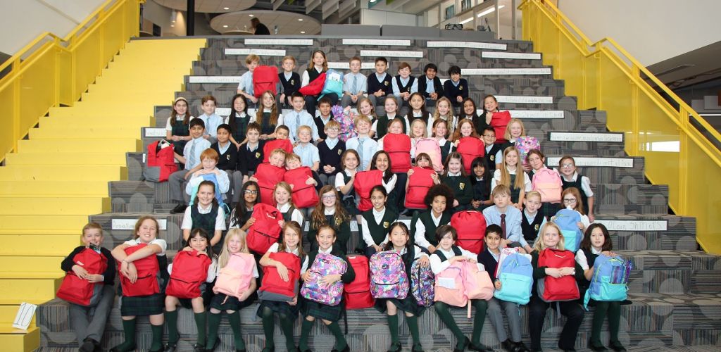 Strathcona-Tweedsmuir School collects donations for Stephen's Backpacks 
