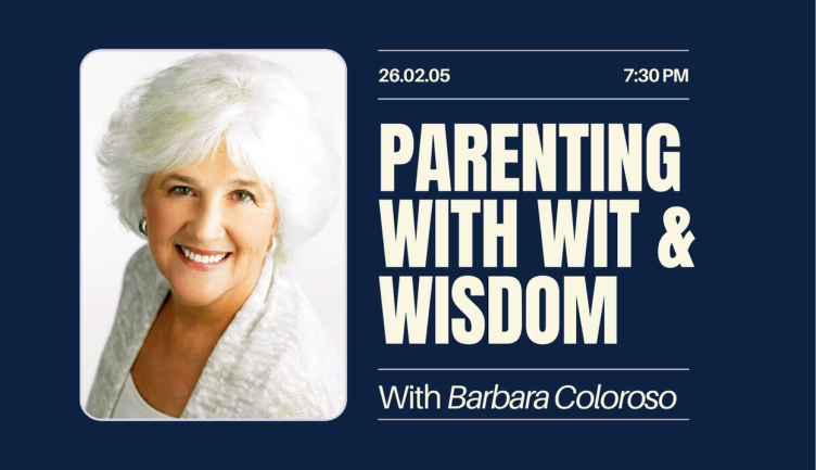STS Speaker Series: Barbara Coloroso -  Parenting with Wit and Wisdom