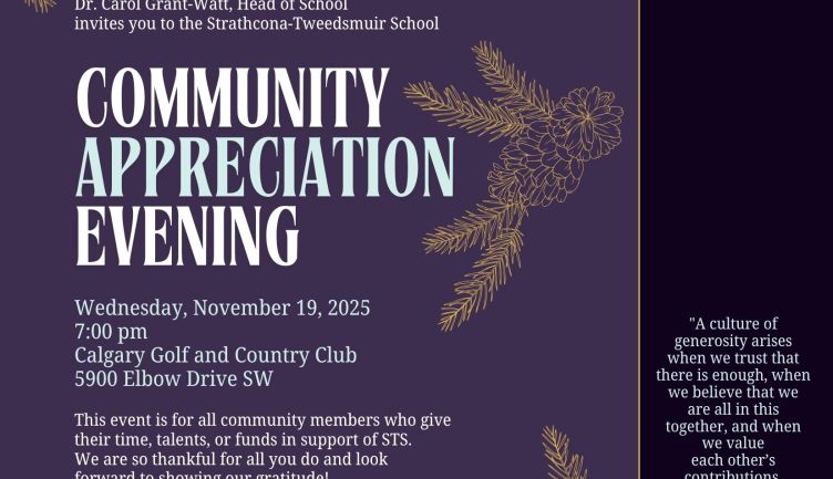 STS Community Appreciation Evening - November 19, 2025