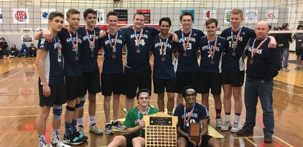 Senior Boys win Bronze 2A Volleyball Provincials 