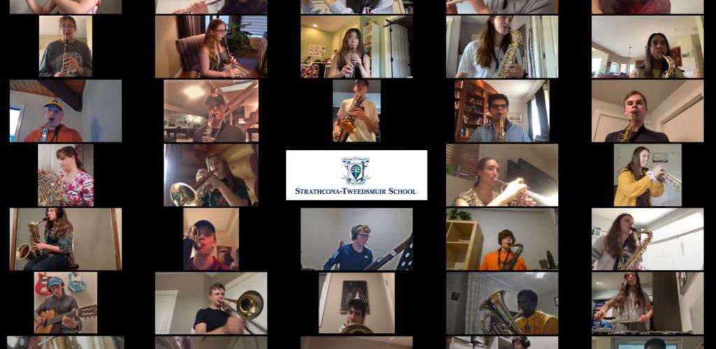 Making Music Together, Remotely: Senior Band Virtual Performance