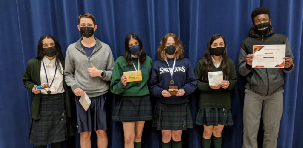Senior Speech students perform Interpretation of Prose at in-house Speech Tournament  