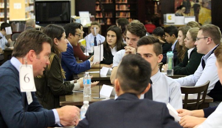 STS alumni offer advice at speed mentoring event