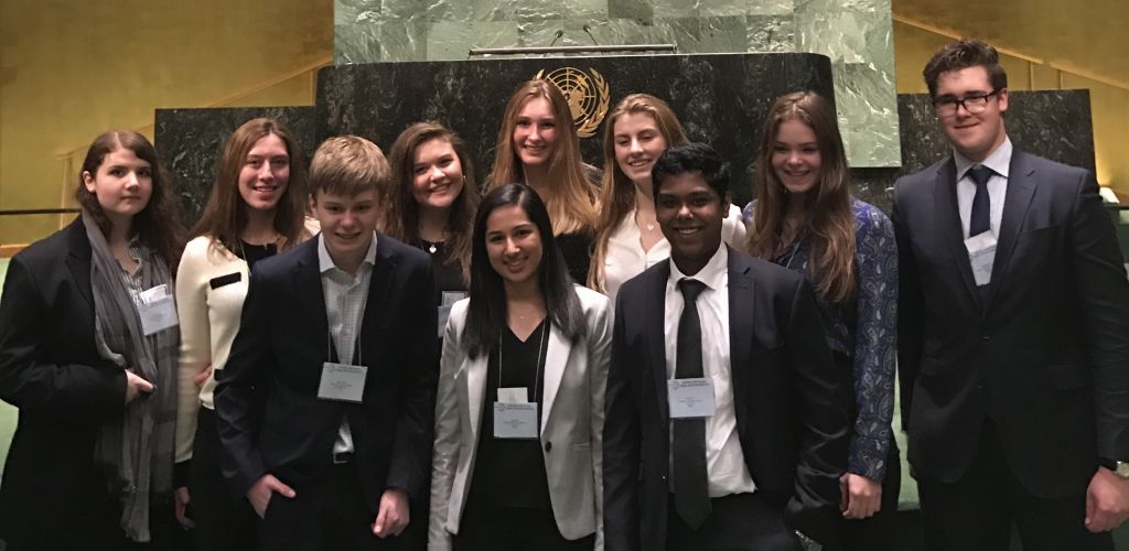 STS at National High School Model UN in New York 