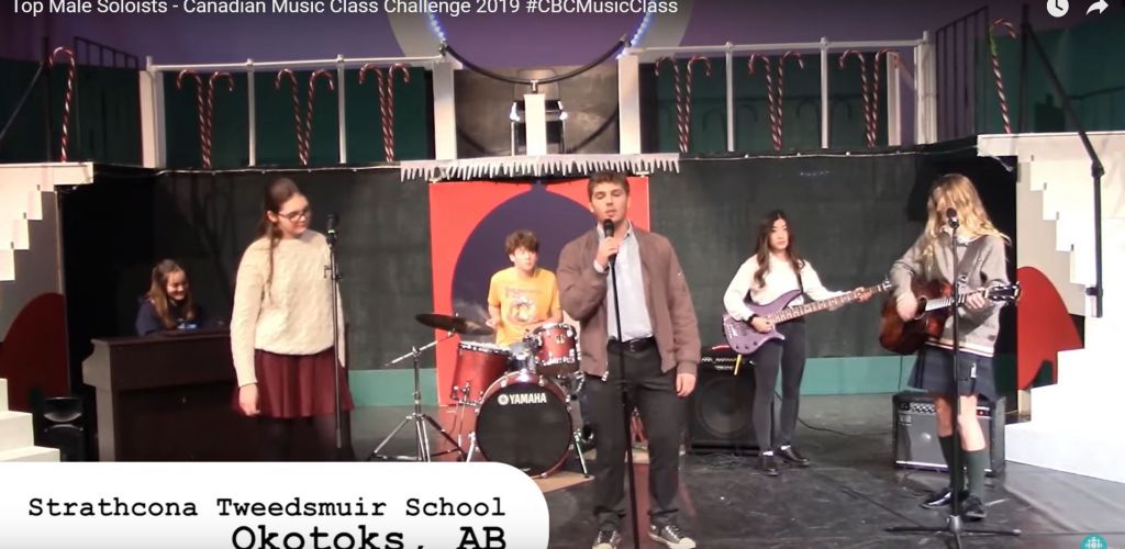 Lachlan H.F '21 recognized as top male soloist in CBC Music Challenge 